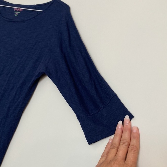 LILLY Pulitzer navy Cassie Dress above the knee  size small - Picture 5 of 7